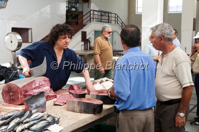 madere 11.JPG - Poissonnier, Mercado dos lavradores, Funchal, Madère, Portugal